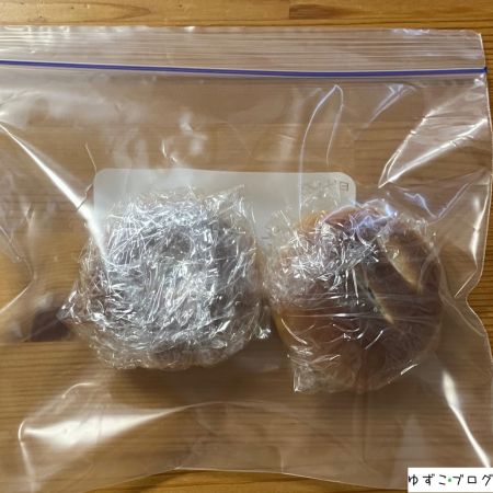 あんぱんを冷凍してみた